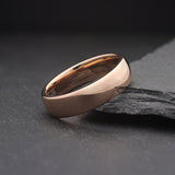 matching rose gold wedding rings for couple