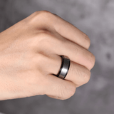 tungsten mens engagement ring