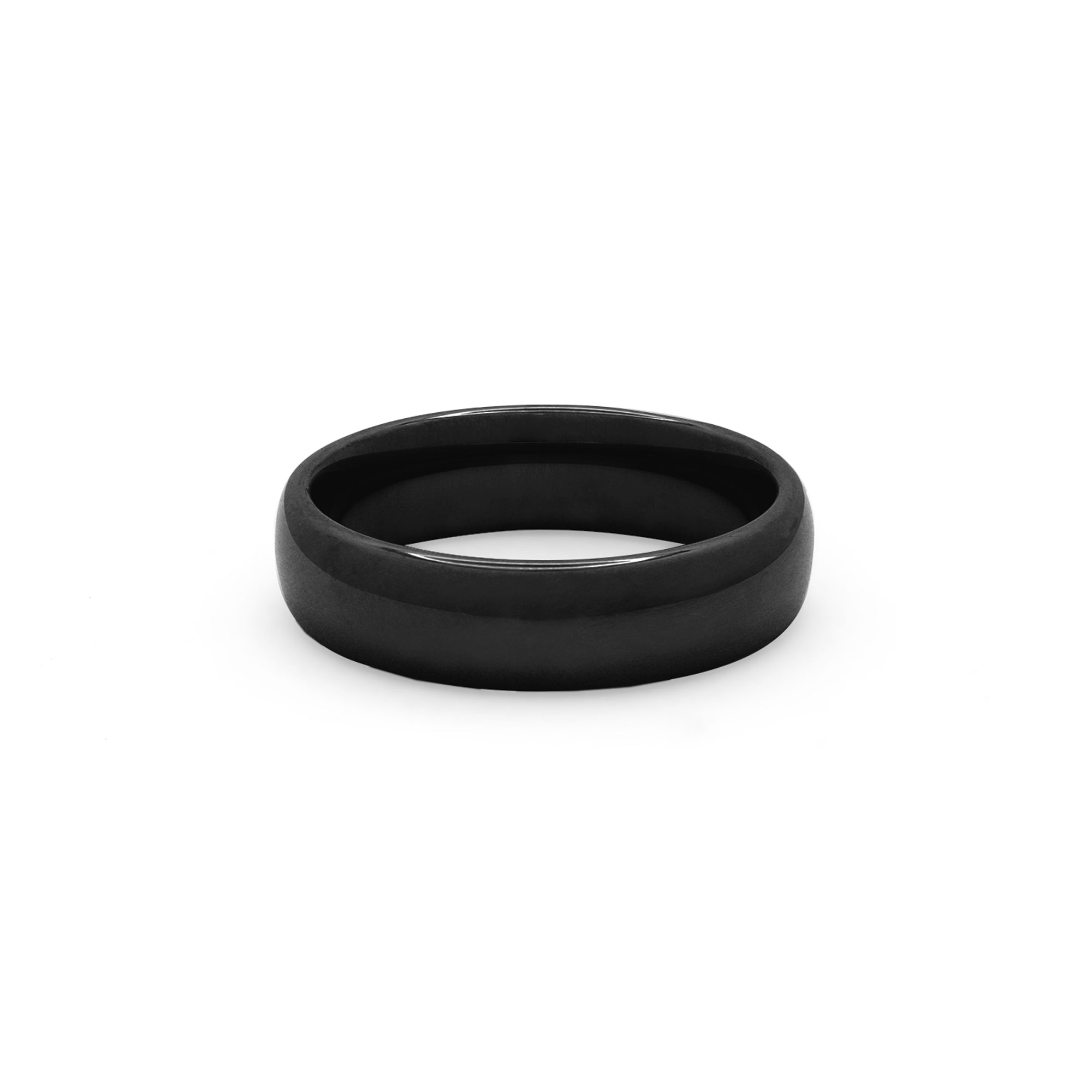 black wedding rings for him