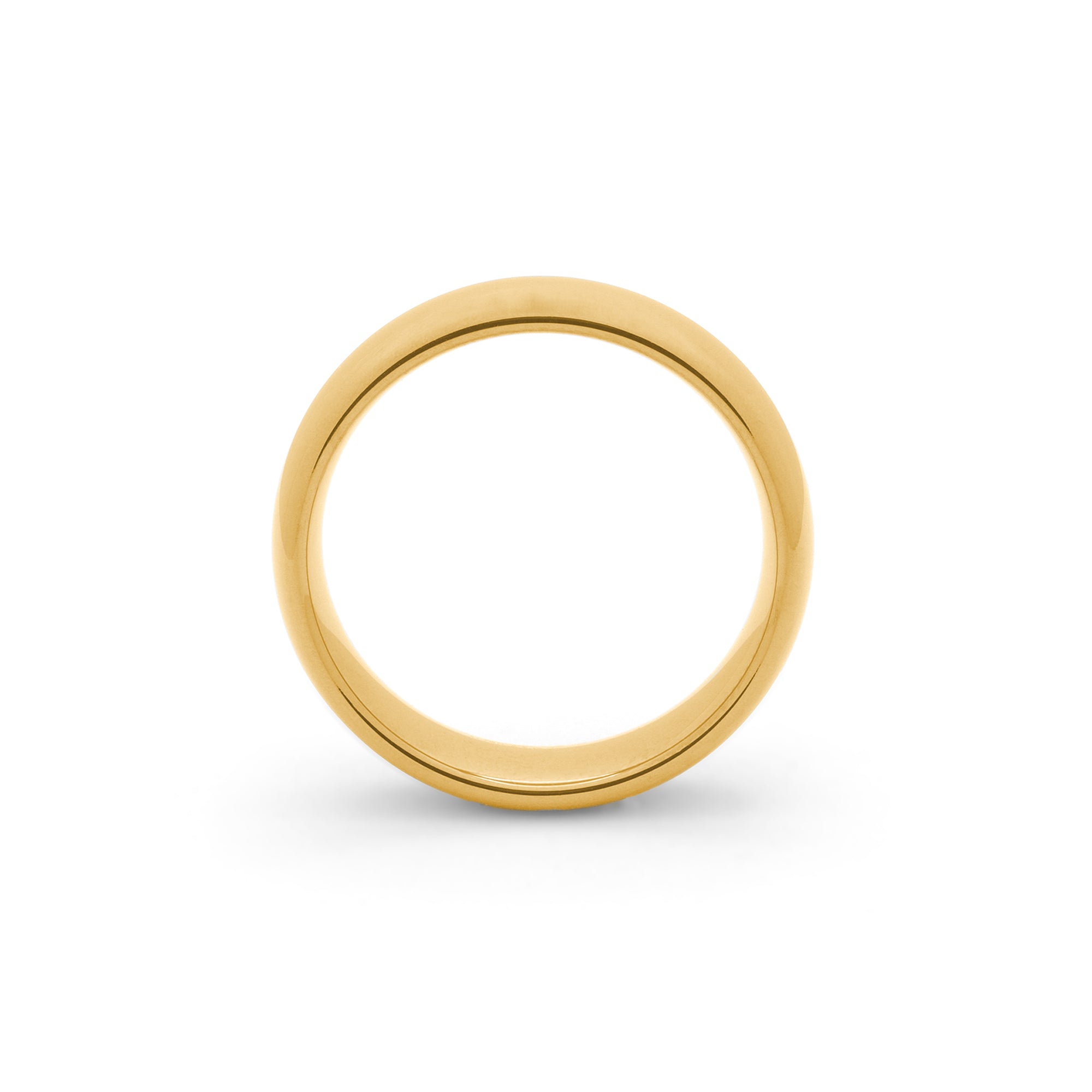 gold tungsten wedding band