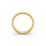 gold tungsten wedding band