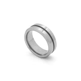 polished silver ring for him