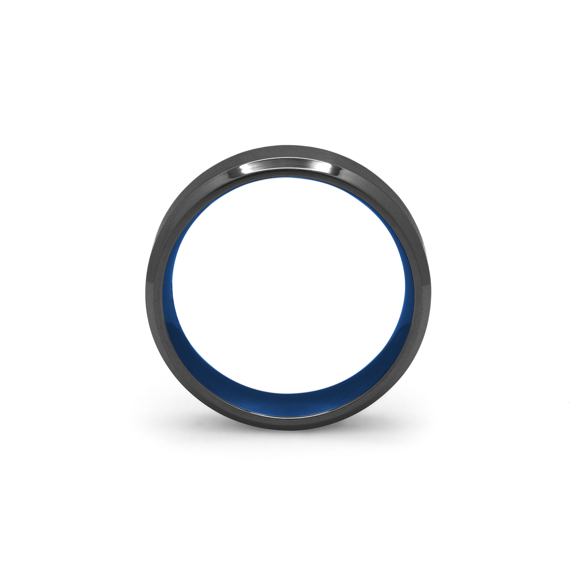 mens black titanium ring