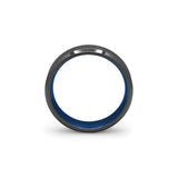 mens black titanium ring