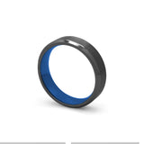 titanium black wedding ring for men