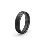black titanium mens rings