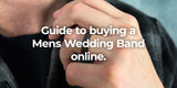 how to pick a mens wedding ring online without trying it on