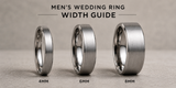 mens wedding ring width comparison guide