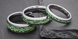 Why Choose a Moss Agate Tungsten Wedding Ring?