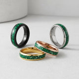 Emerald Stone Wedding Rings
