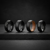 Black Tungsten Rings