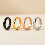 womens faceted wedding rings