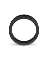 celtic knot black spinner ring rotating band