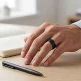 black celtic spinner ring 8mm stainless steel fidget ring