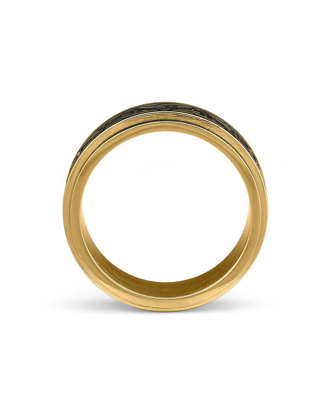 celtic knot spinner ring gold rotating band