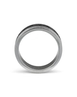 celtic knot spinner ring silver rotating band ring