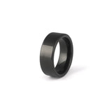 Black male wedding band with flat design