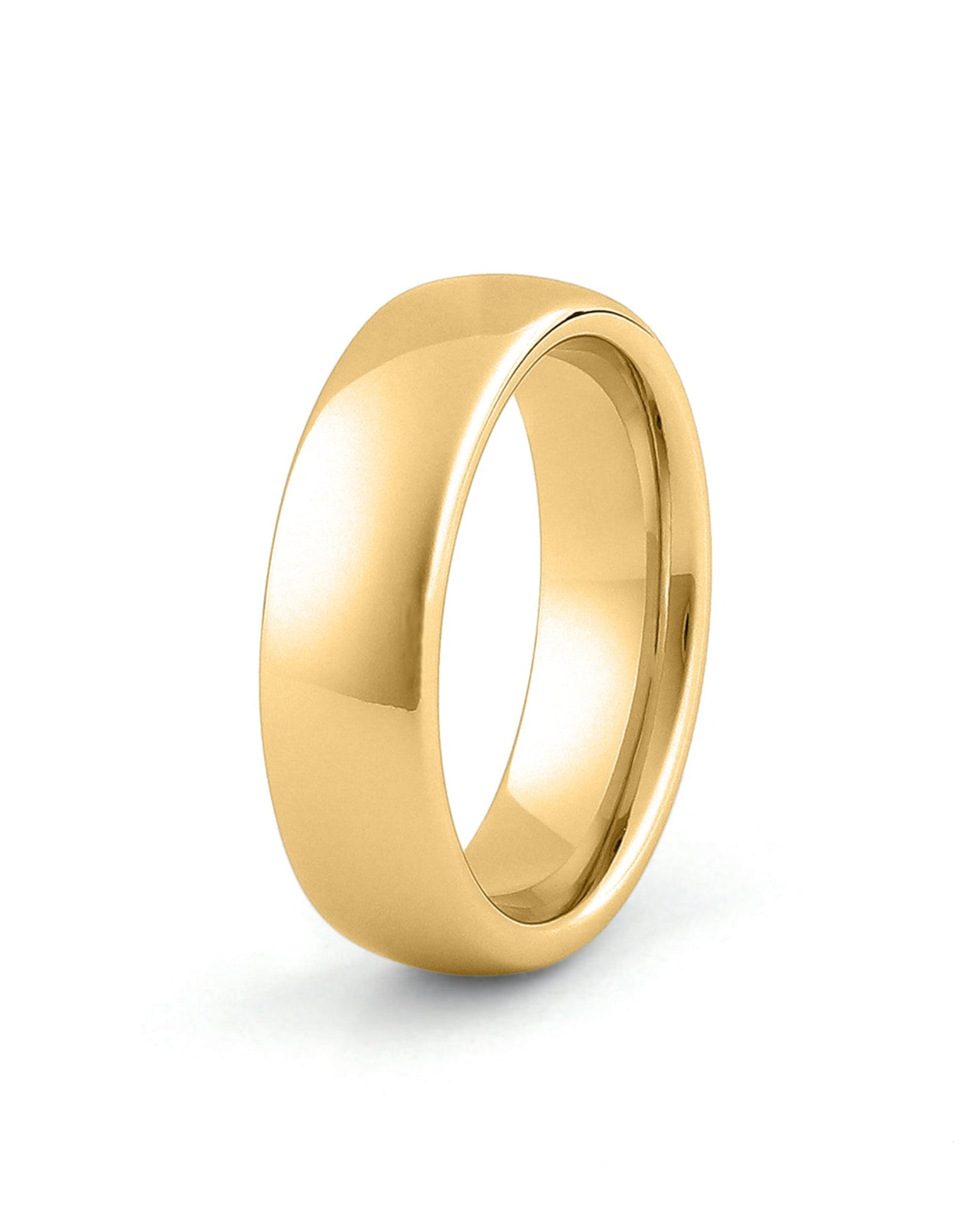 mens tungsten wedding band 6mm polished