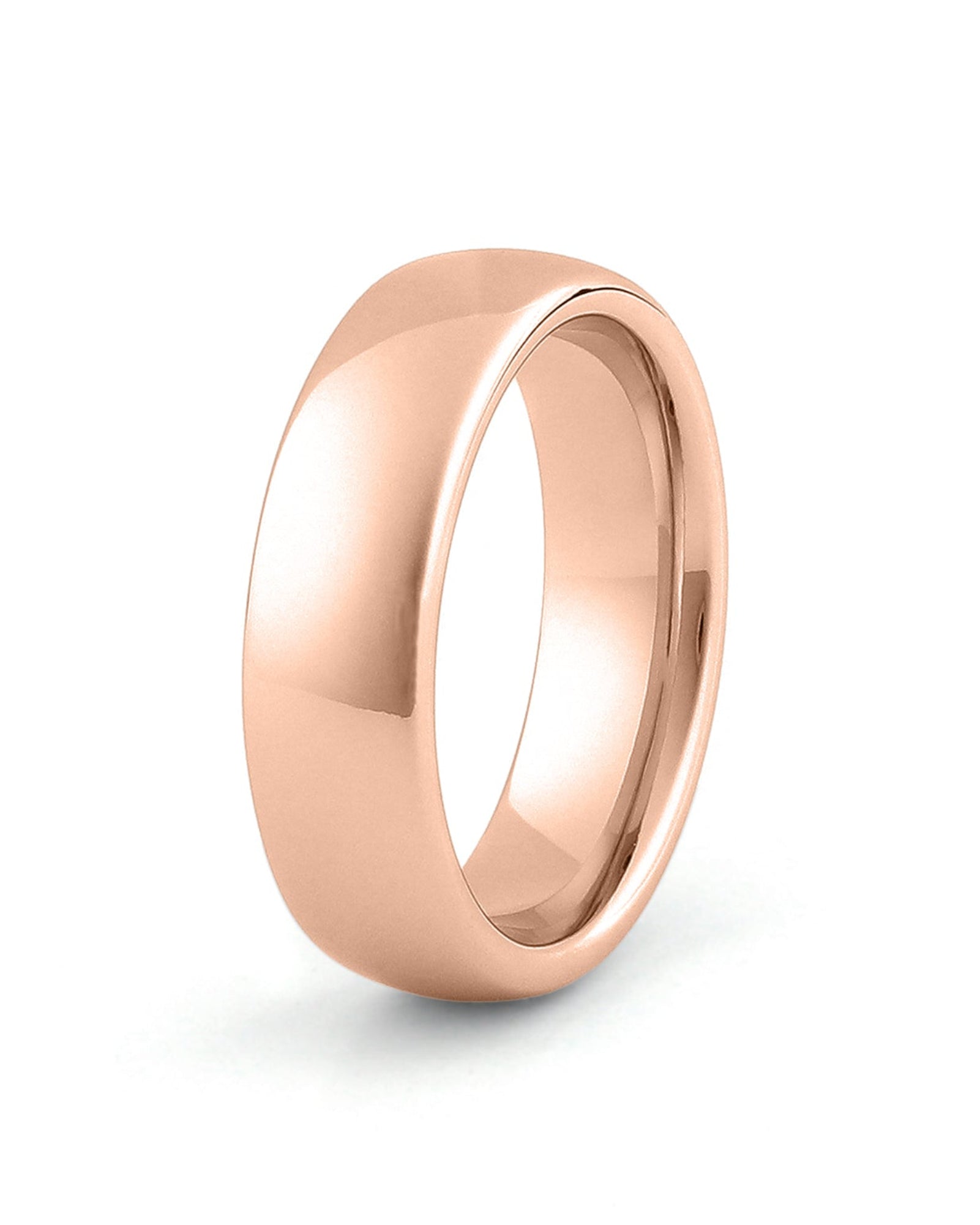 mens tungsten wedding band 6mm polished
