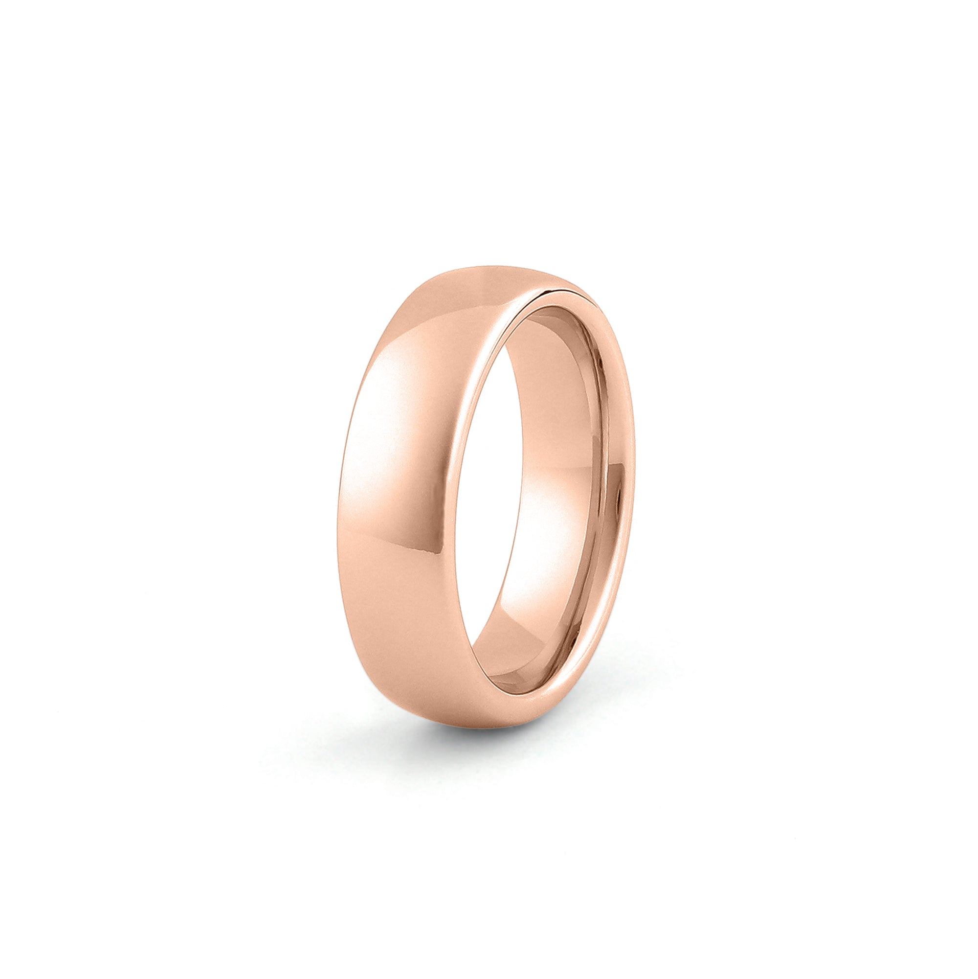 mens tungsten wedding band 6mm polished

