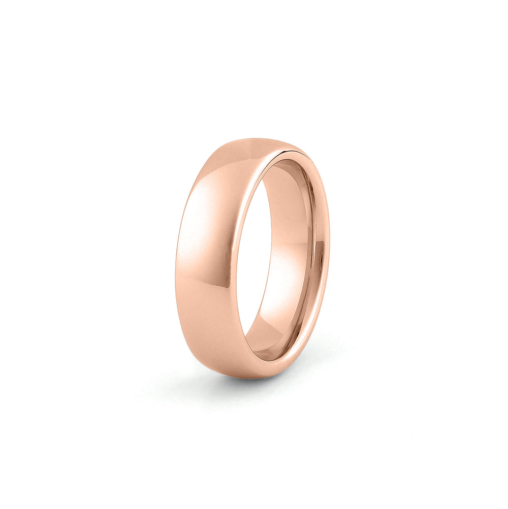 mens tungsten wedding band 6mm polished

