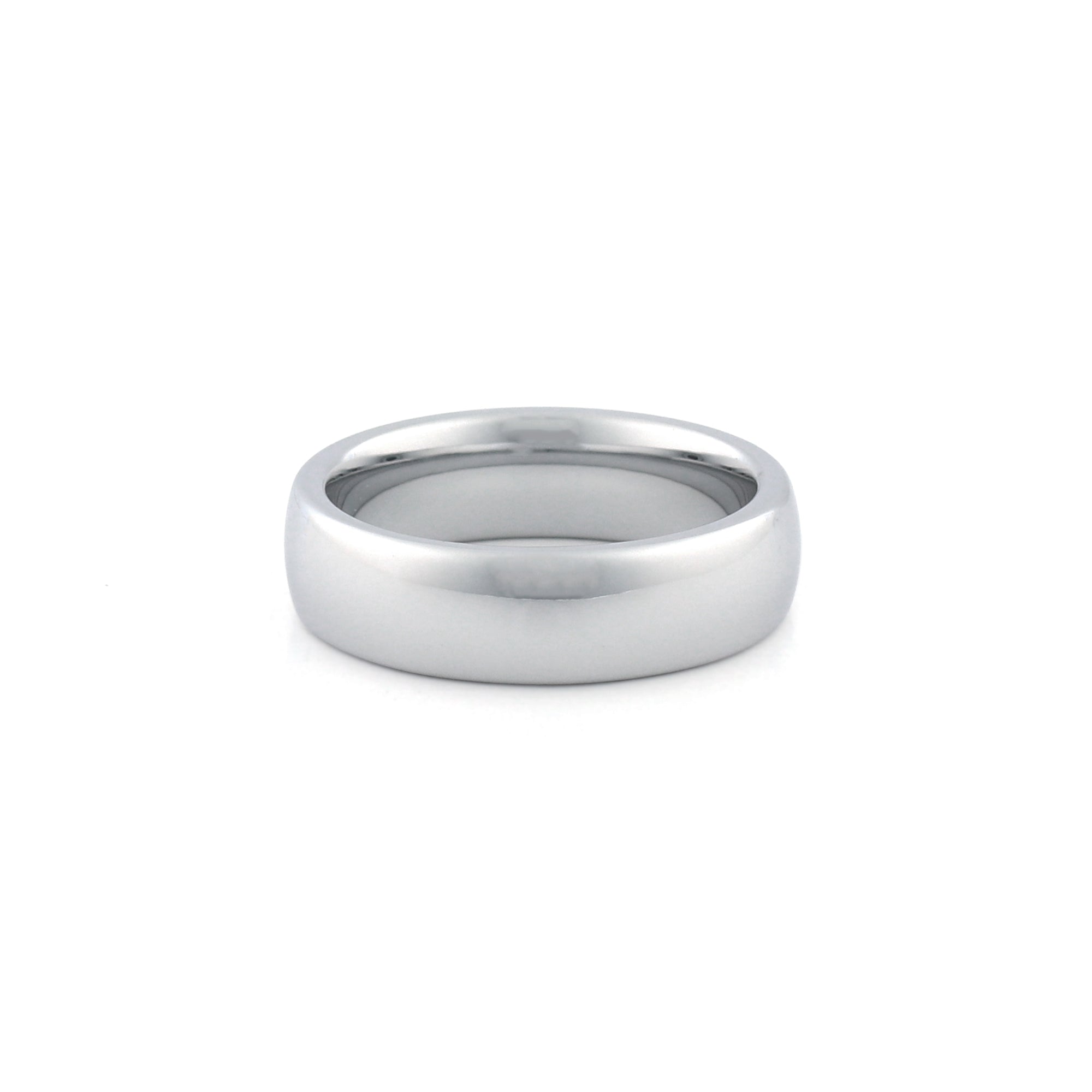 mens tungsten wedding band 6mm polished