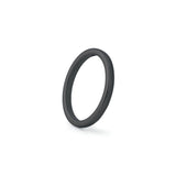 thin tungsten wedding band for women