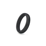 slim comfort fit tungsten ring