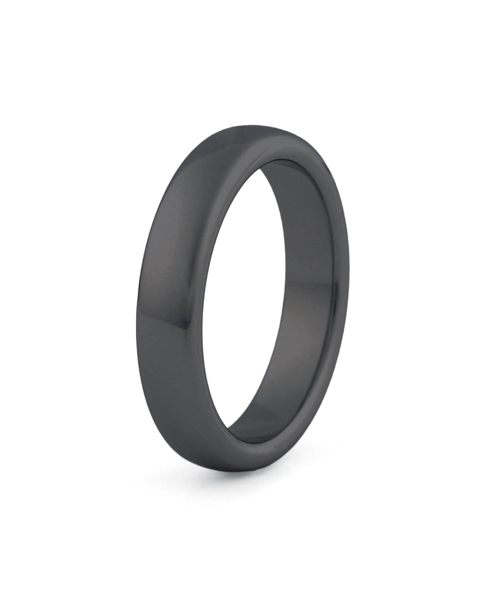 4mm tungsten wedding band polished