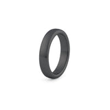 4mm tungsten wedding band polished