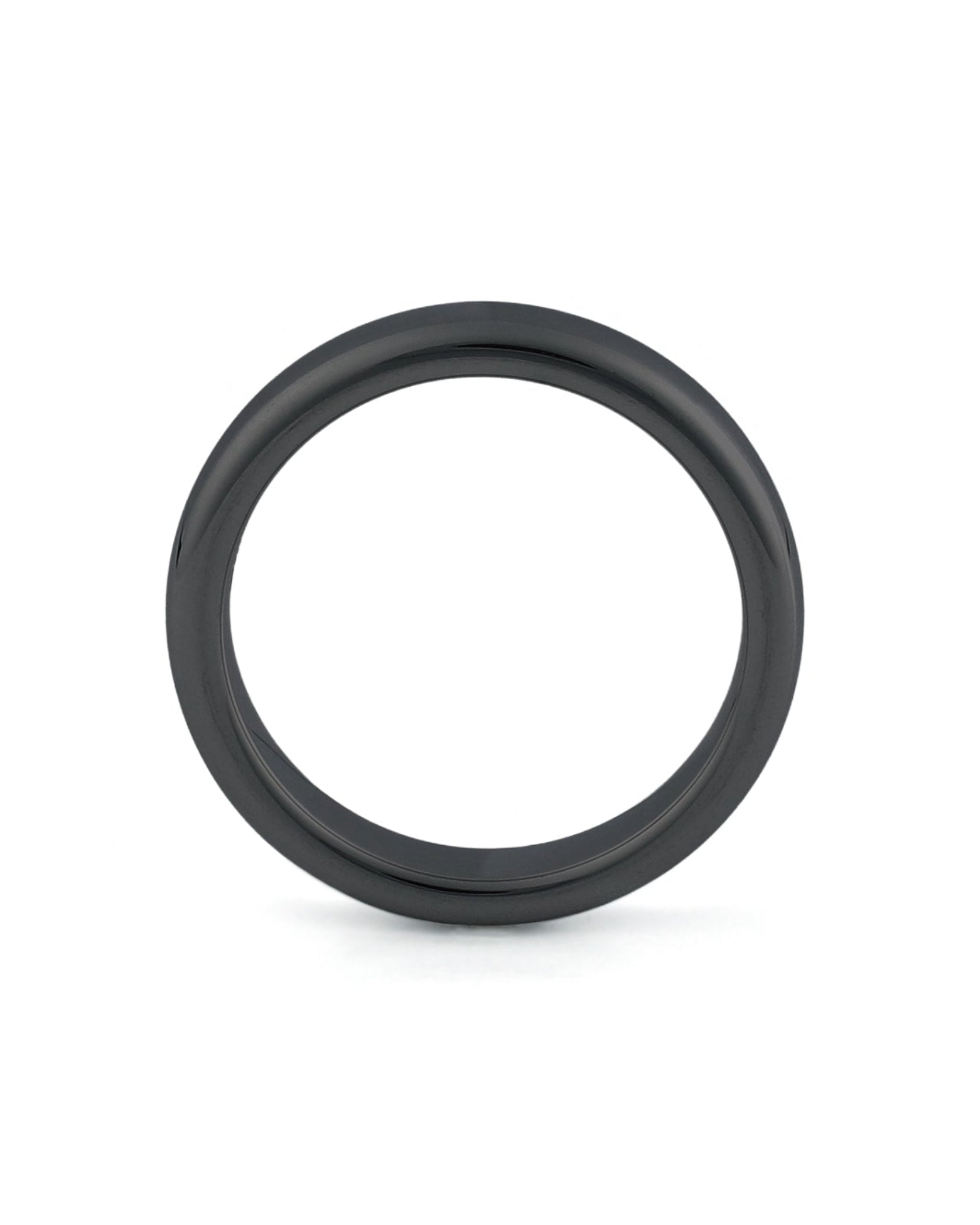 4mm tungsten wedding band polished