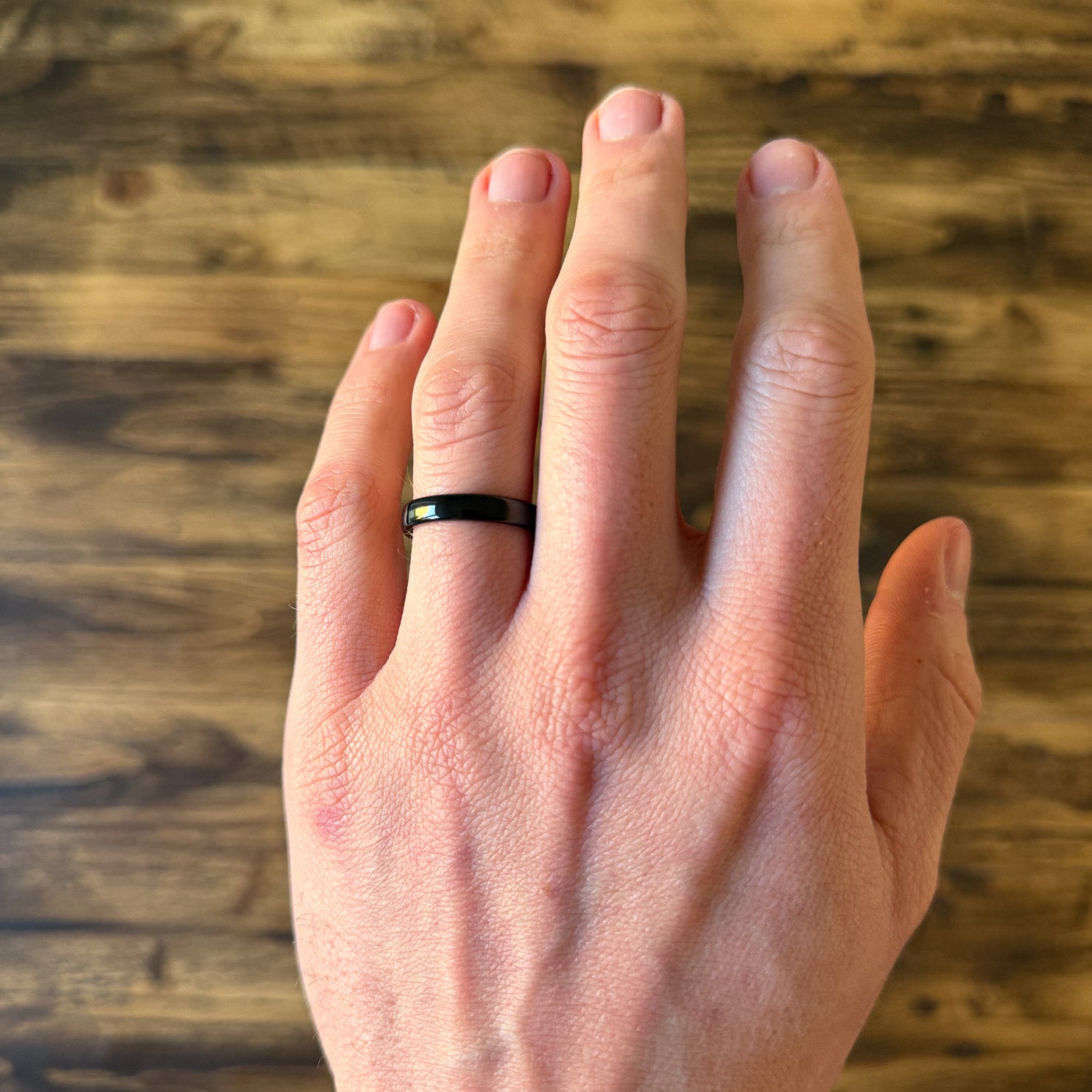 4mm tungsten wedding band polished