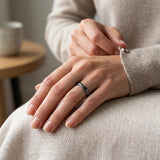 4mm tungsten wedding band polished