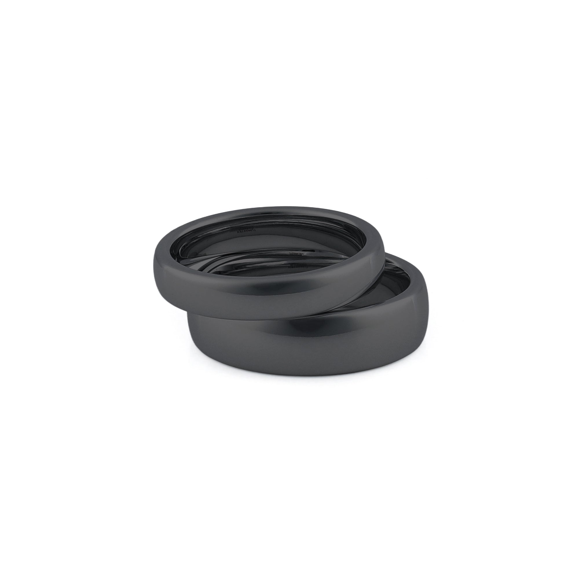 matching black tungsten wedding bands for couples