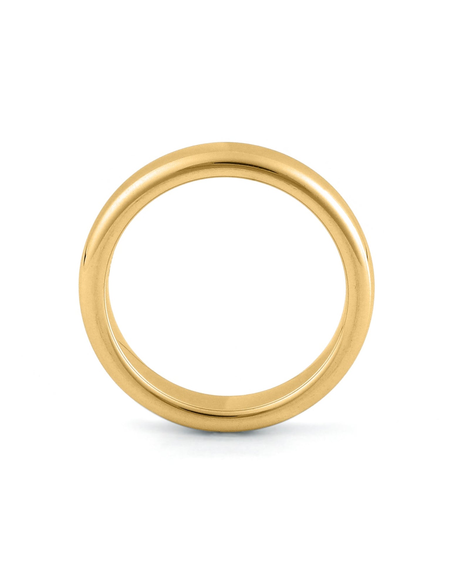 4mm tungsten wedding band polished