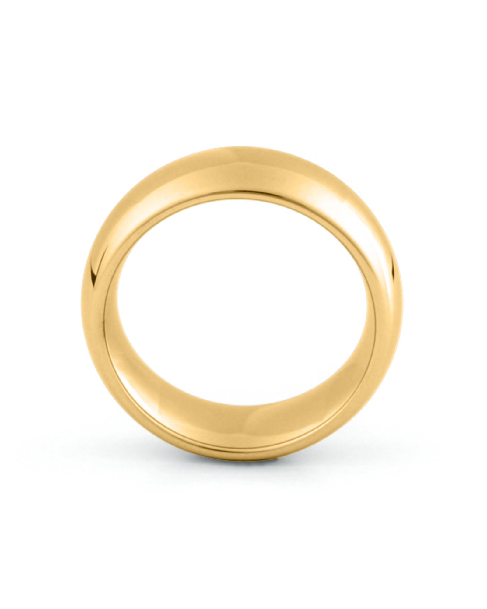8mm tungsten wedding band polished