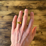 8mm tungsten wedding band polished