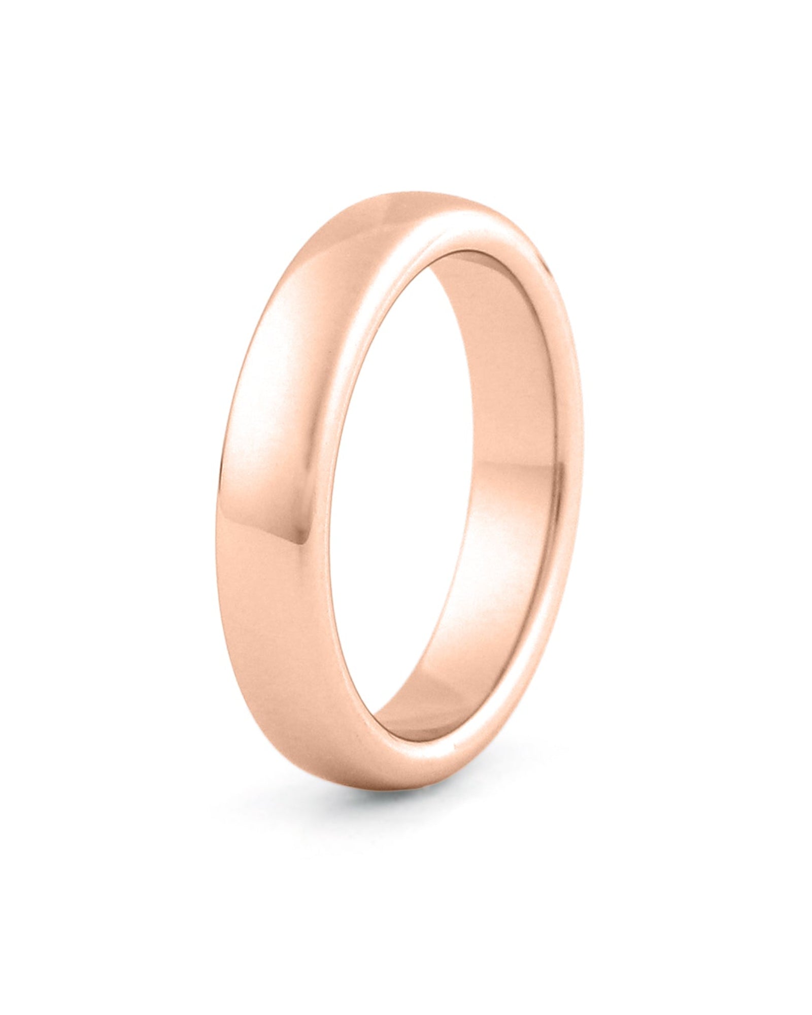 4mm tungsten wedding band polished