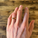 4mm tungsten wedding band polished