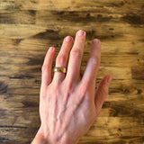 8mm tungsten wedding band polished