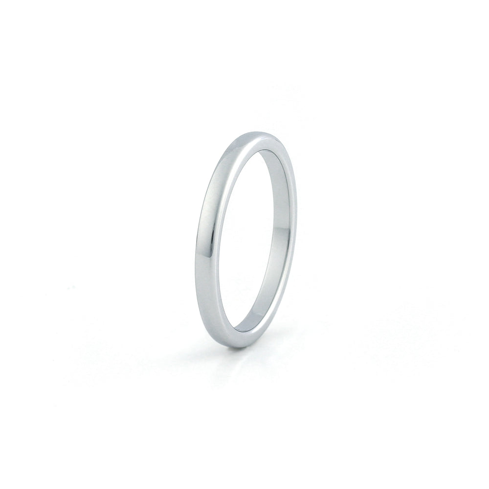womens tungsten wedding ring 2mm polished