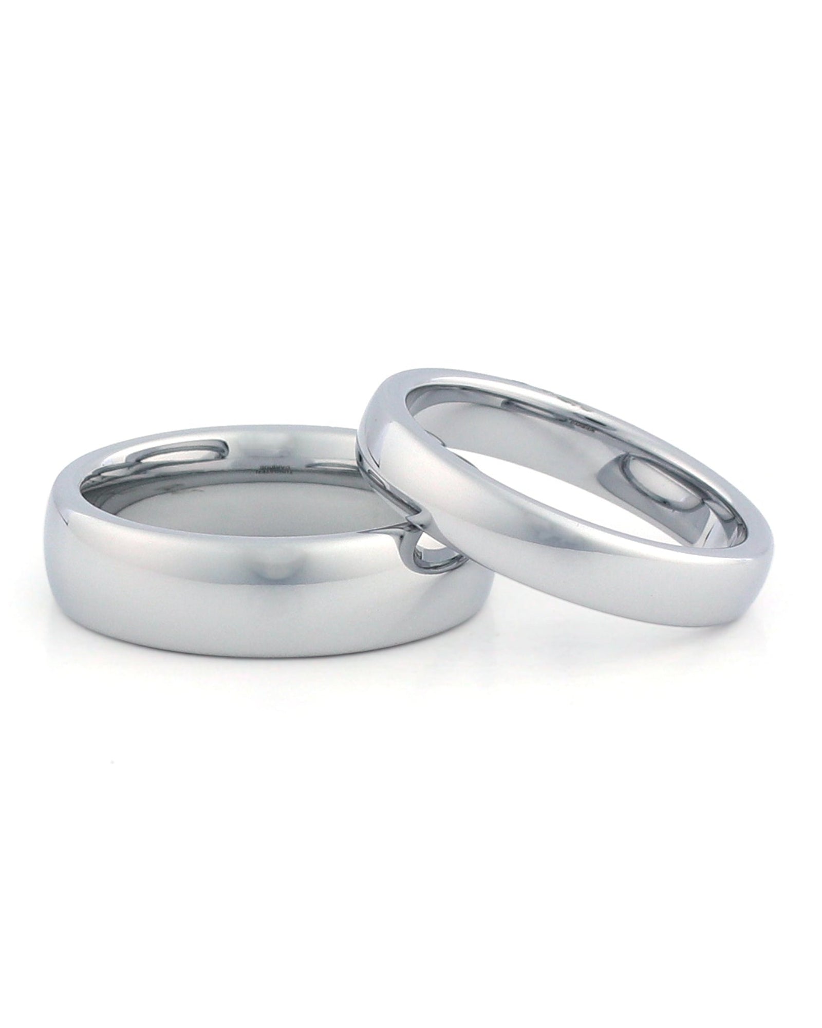 Wedding rings his and hers matching sets with comfort fit design