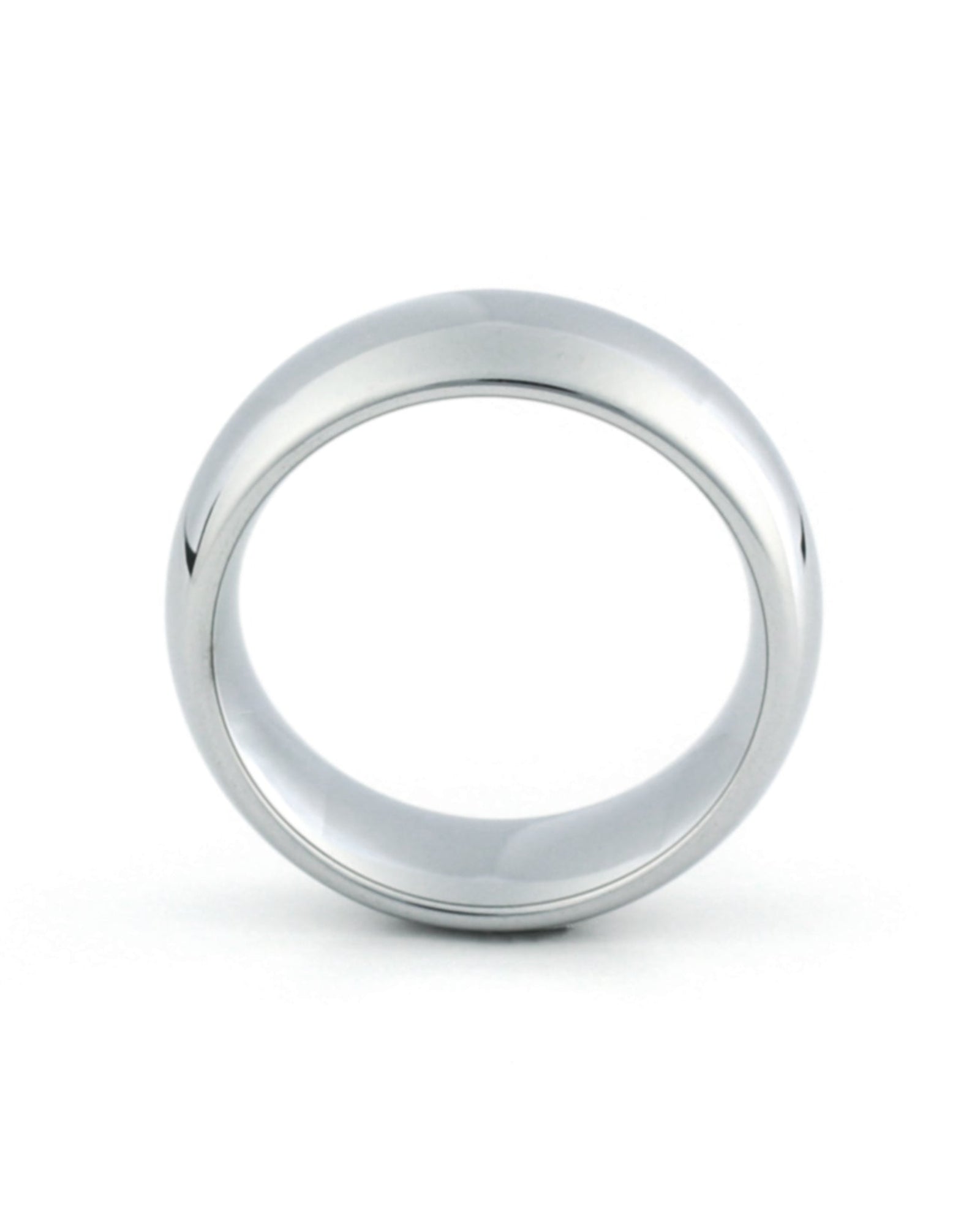 8mm tungsten wedding band polished