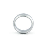 8mm tungsten wedding band polished