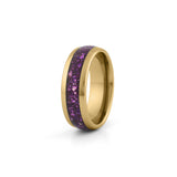 amethyst wedding rings for couples gold