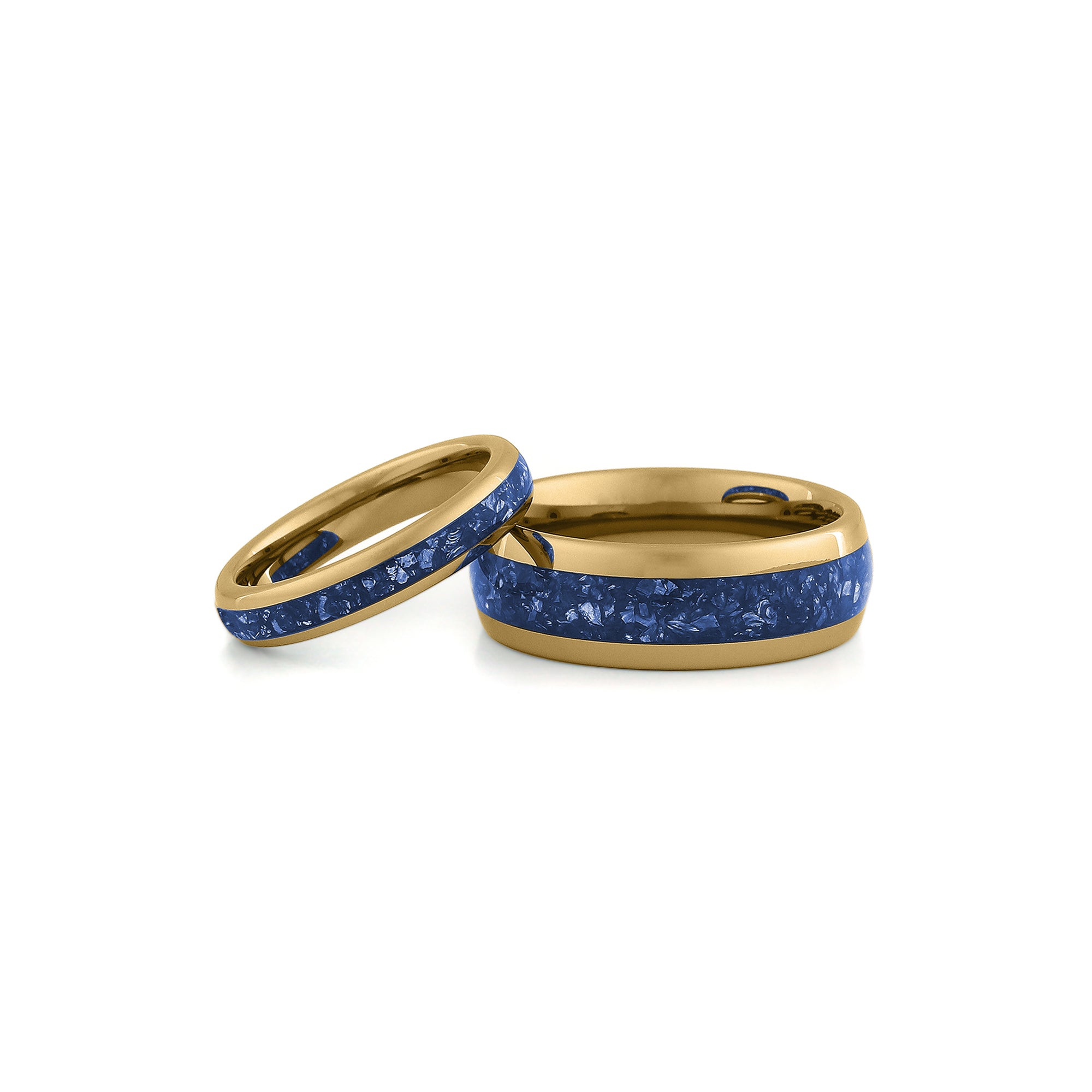 matching blue wedding bands tungsten