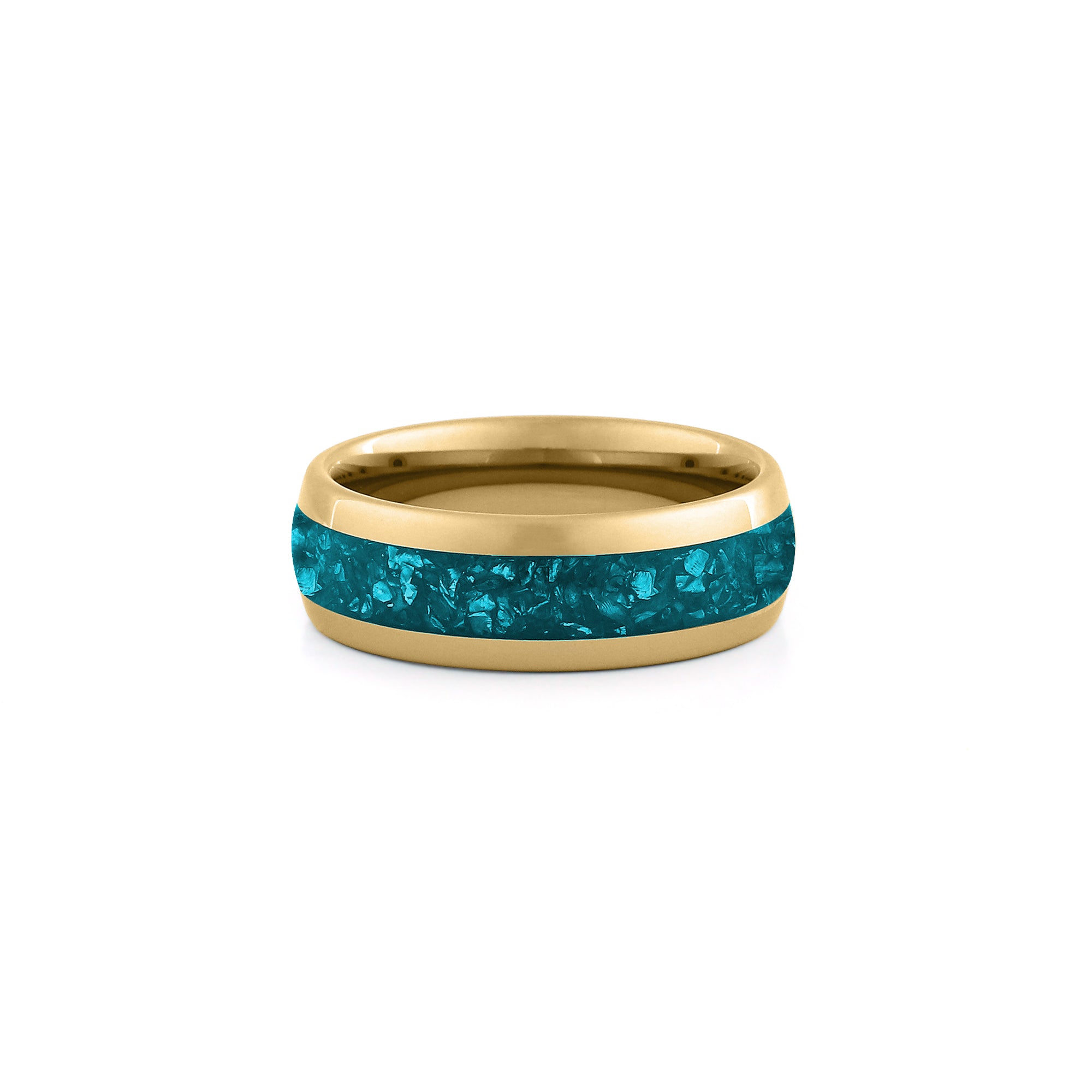 bold turquoise band for men