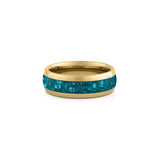 bold turquoise band for men