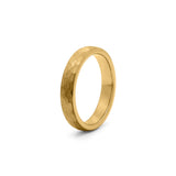 tungsten carbide hammered ring gold comfort fit band