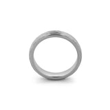 hammered tungsten ring silver 4mm wedding band